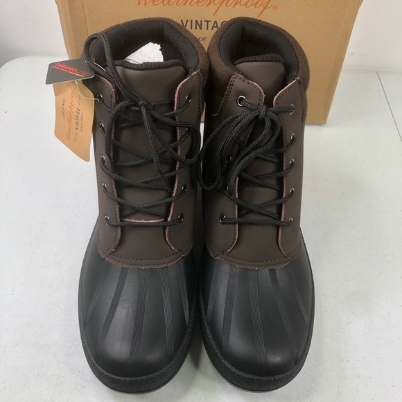 Weatherproof Vintage Luke Lace Up Duck Boot Shoes - Picture 7 of 11